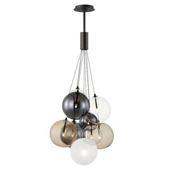 ET2 Lighting - Burst - 16.2W 9 LED Pendant-43.25 Inches Tall and 19.75 Inches