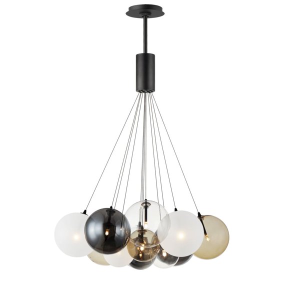 ET2 Lighting - Burst - 21.6W 12 LED Pendant-47.25 Inches Tall and 27 Inches