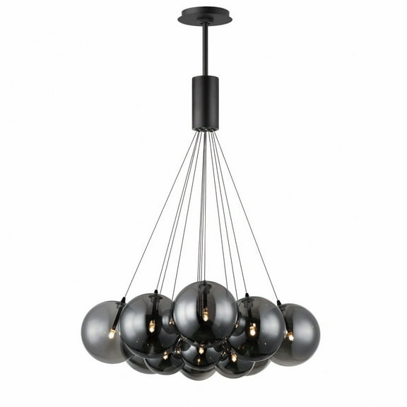 ET2 Lighting - Burst - 21.6W 12 LED Pendant-47.25 Inches Tall and 27 Inches
