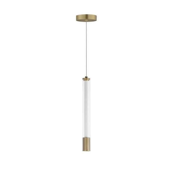 ET2 Lighting - Cortex - 10W 1 LED Pendant-15 Inches Tall and 1.5 Inches