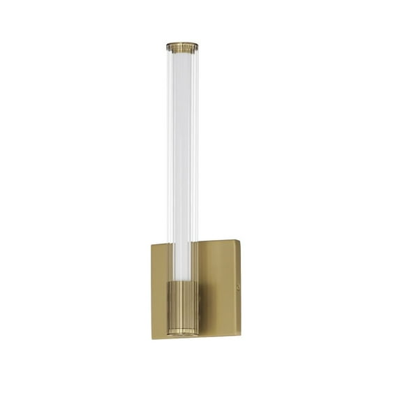 E11060-144NAB ET2 Lighting Cortex - 10W 1 LED Wall Sconce-14.5 Inches Tall and 4.75 Inches Wide-Natural Aged Brass Finish