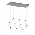 thumbnail image 1 of E21566-18PC-ET2 Lighting-Dewdrop - 80W 10 LED Linear Pendant-6.75 Inches Tall and 12.75 Inches Wide-Polished Chrome Finish-Clear Glass Color, 1 of 2