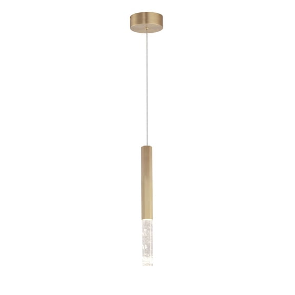 ET2 Lighting - Diaphane - 15.75 Inch 5W 1 LED Pendant-Gold Finish - ET2 Lighting