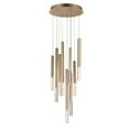 thumbnail image 1 of ET2 Lighting - Diaphane - 32.5 Inch 45W 9 LED Pendant-Gold Finish - ET2 Lighting, 1 of 5