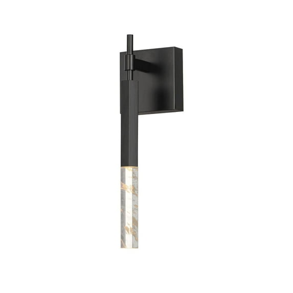 E11030-95BK ET2 Lighting Diaphane - 5W 1 LED Wall Sconce-15.75 Inches Tall and 4.75 Inches Wide-Black Finish