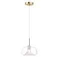 thumbnail image 1 of ET2 Lighting E10042-18SBR 7 in. Deuce 1-Light LED Pendant - Satin Brass, 1 of 4