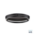 thumbnail image 1 of E22720-BK-ET2 Lighting-Groove-1 LED Flush Mount-24.5 Inches wide by 3.25 inches high-Black Finish, 1 of 5