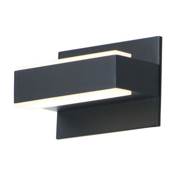 ET2 Lighting E23210-90BK 7 in. Omni LED Bath Vanity - Black