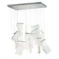 thumbnail image 1 of ET2 Lighting E24878-133PC Rinkle LED 13-Light Pendant - Polished Chrome, 1 of 10