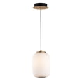 thumbnail image 1 of ET2 Lighting E25064-92BKGLD 10.75 in. Soji LED 2-Light Pendant - Black & Gold, 1 of 5