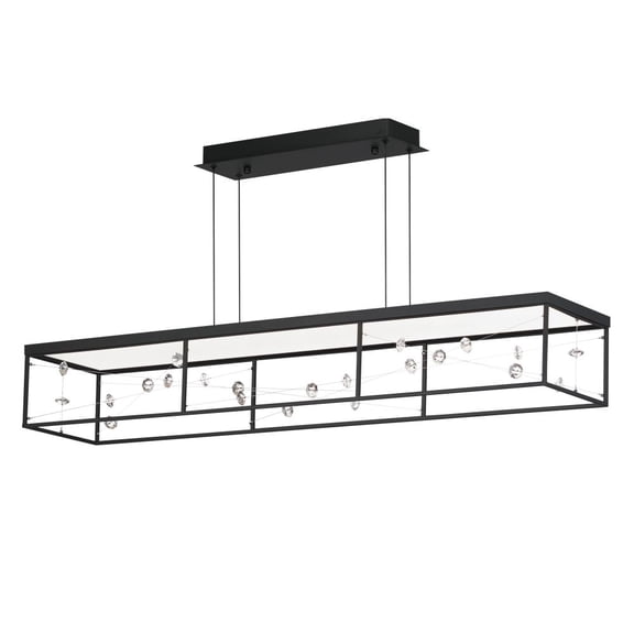 ET2 Lighting - Entanglement - 59W 1 LED Linear Pendant-6.75 Inches Tall and 10