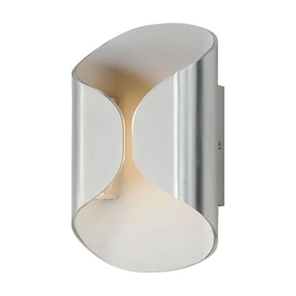 ET2 Lighting - Folio - 10W 2 LED Outdoor Wall Mount-9.75 Inches Tall and 6.25