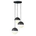 thumbnail image 1 of ET2 Half Moon 3-Light LED Pendant - Black - E20364-92BK, 1 of 5