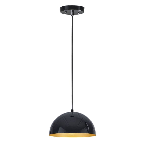 E24902-GBGLD-ET2 Lighting-Hemisphere - 15W 1 LED Pendant-8 Inches Tall and 14 Inches Wide -Traditional Installation