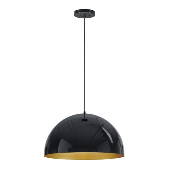 E24904-GBGLD-ET2 Lighting-Hemisphere - 20W 1 LED Pendant-13 Inches Tall and 24 Inches Wide     -Traditional Installation