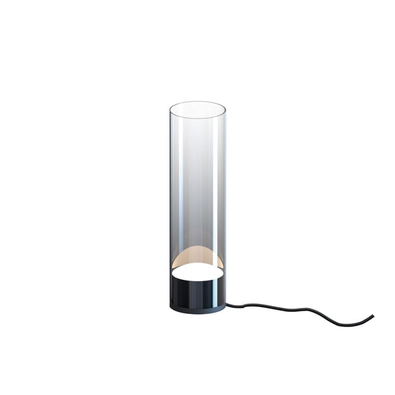 E21182-142GM-ET2 Lighting-Highball - 10W 1 LED Table Lamp-14.25 Inches Tall and 4 Inches Wide-Gunmetal Finish-Graduating Smoke Glass Color