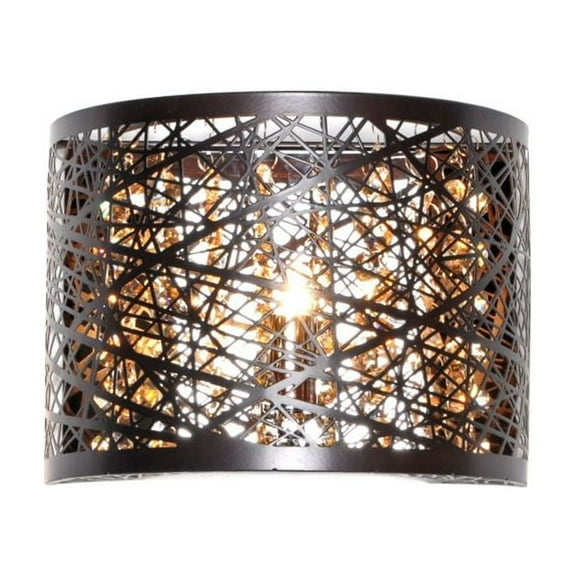 E21302-10BZ/BUL-ET2 Lighting-Inca-1 Light Wall sconce in Contemporary style-7.8 Inches wide by 5.9 inches high-Bronze Finish-LED Lamping Type