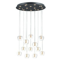 ET2 Lighting - LED Pendant - Newton-30W 12 LED Pendant-27.5 Inches wide by 5.75
