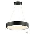 thumbnail image 1 of E31256-BBK-ET2 Lighting-iQ-60W 1 LED Pendant-23.5 Inches wide by 4.25 inches high, 1 of 7