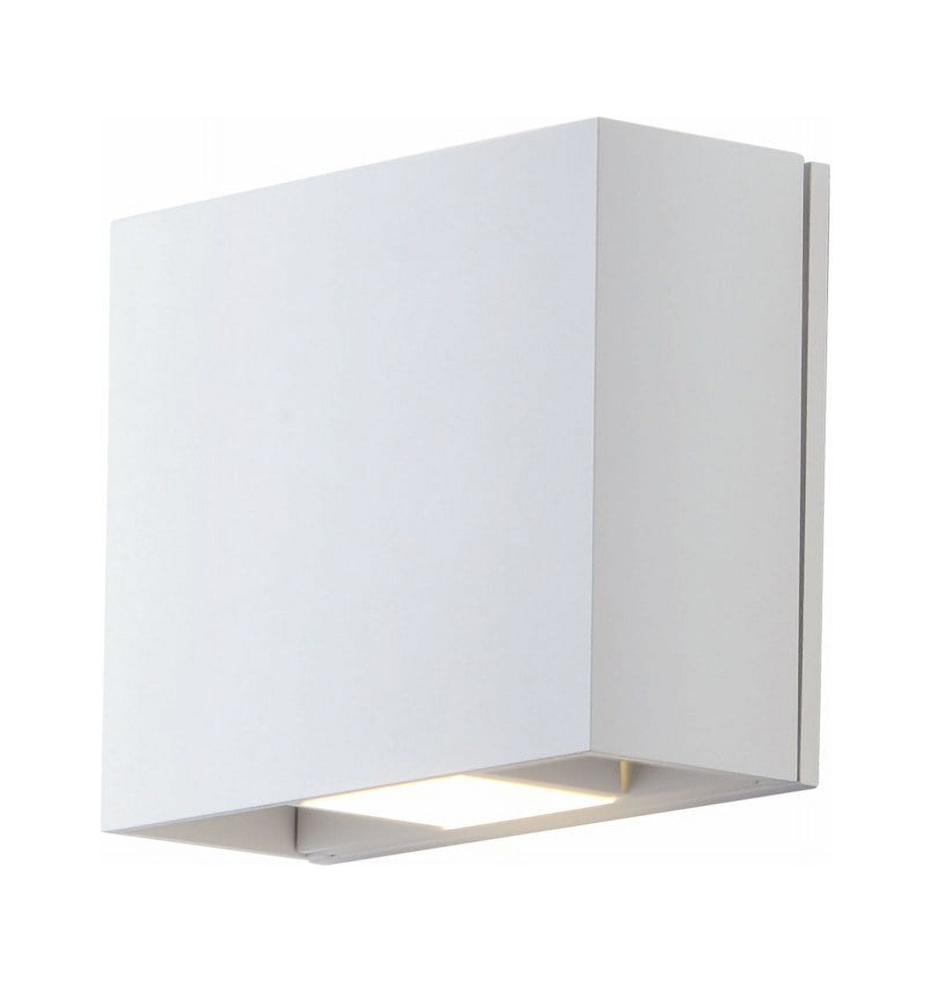 Modern Alumilux 2-Light Dimmable LED White Wall Sconce
