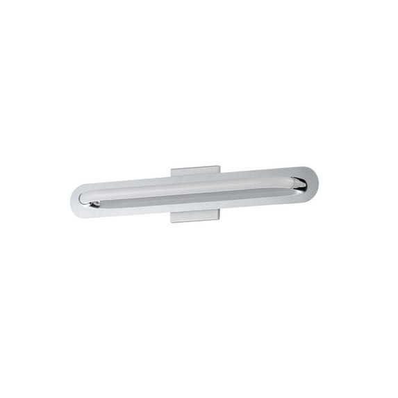E23432-01PC ET2 Lighting Loop - 12W 1 LED Wall Sconce-24 Inches Tall and 3.25 Inches Wide-Polished Chrome Finish-White Glass Color