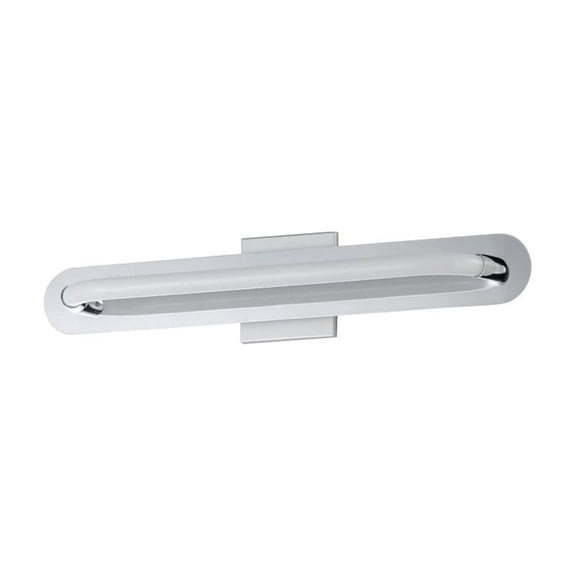 E23432-01PC ET2 Lighting Loop - 12W 1 LED Wall Sconce-24 Inches Tall and 3.25 Inches Wide-Polished Chrome Finish-White Glass Color