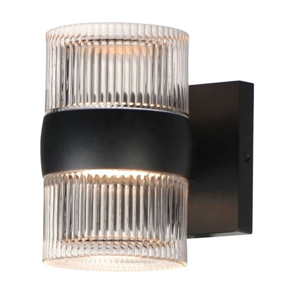 ET2 Lighting - Modular - 16W 2 LED Outdoor Wall Mount-7.75 Inches Tall and 5