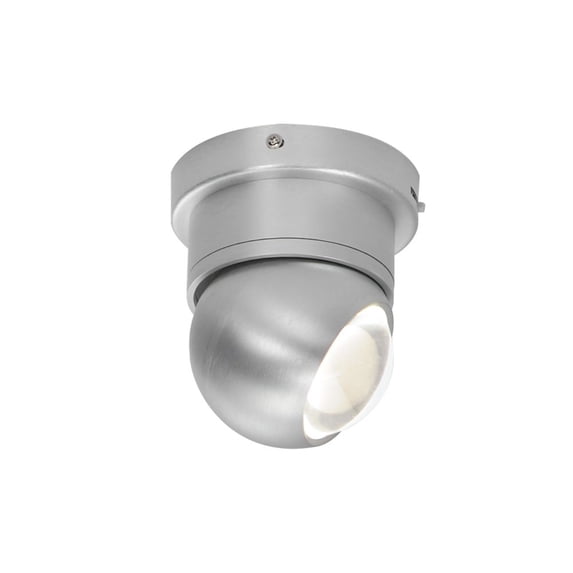 10W 1 Led Cct Select Flush Mount-5.5 Inches Tall And 4.75 Inches Wide-Brushed Aluminum Finish Et2 Lighting E23510-Al