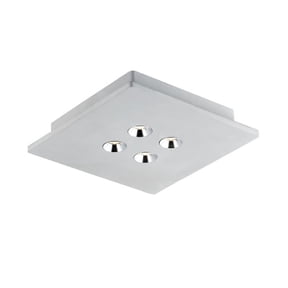 ET2 Lighting E25012-GY Peg 4-Light LED Flush Mount - Gray
