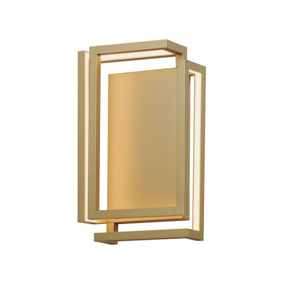 E21269-GLD ET2 Lighting Penrose - 23W 1 LED Wall Sconce-18 Inches Tall and 12 Inches Wide-Gold Finish