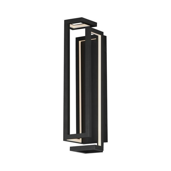 E21263-BK ET2 Lighting Penrose - 30W 1 LED Wall Sconce-24 Inches Tall and 8.5 Inches Wide-Black Finish