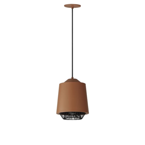 ET2 Lighting - Phoenix - 9W 1 LED Pendant-11.25 Inches Tall and 9 Inches