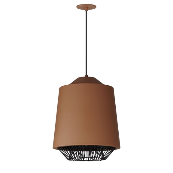 ET2 Lighting - Phoenix - 9W 1 LED Pendant-19 Inches Tall and 15.75 Inches