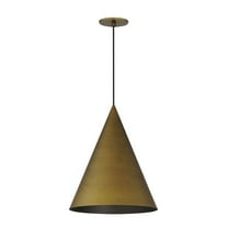 ET2 Lighting - Pitch - 9W 1 LED Pendant-16.5 Inches Tall and 13.75 Inches