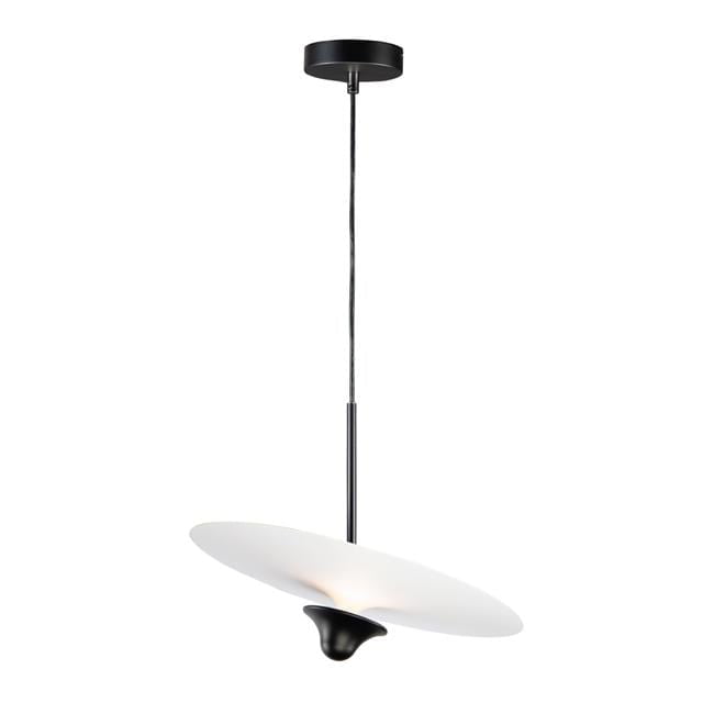 Black Aluminum LED Adjustable Pendant Light