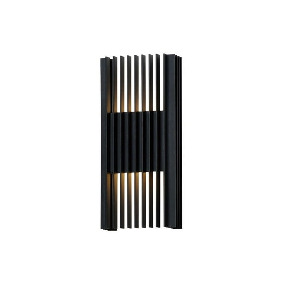 ET2 Rampart Large LED Outdoor Wall Sconce - Black - E30116-BK
