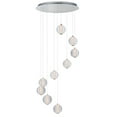 thumbnail image 1 of E24646-144PC-ET2 Lighting-Rhythm - 45W 9 LED Pendant-5 Inches Tall and 21.75 Inches Wide-Polished Chrome Finish-Clear Ribbed Glass Color, 1 of 5