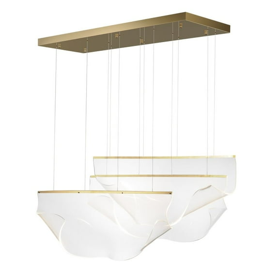 ET2 Lighting - Rinkle - 36W 3 LED Pendant-15.75 Inches Tall and 15 Inches Wide