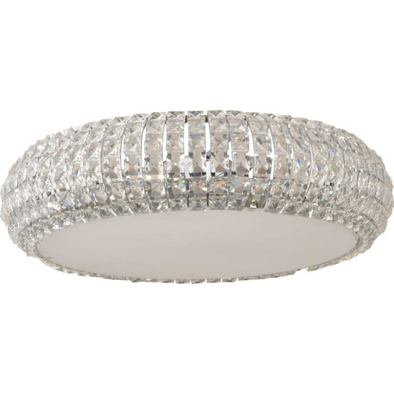 ET2 Lighting - Six Light Flush Mount - Bijou-6 Light Flush Mount in Contemporary