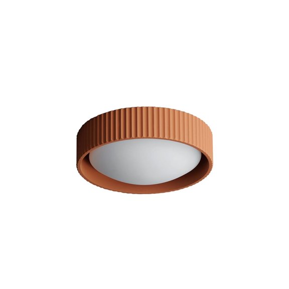E25050-TRC-ET2 Lighting-Souffle - 15W 1 LED Flush Mount-3.25 Inches Tall and 10.5 Inches Wide-Terracotta Finish
