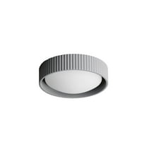 E25050-GY-ET2 Lighting-Souffle - 15W 1 LED Flush Mount-3.25 Inches Tall and 10.5 Inches Wide-Gray Finish