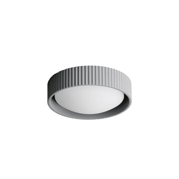 E25050-GY-ET2 Lighting-Souffle - 15W 1 LED Flush Mount-3.25 Inches Tall and 10.5 Inches Wide-Gray Finish