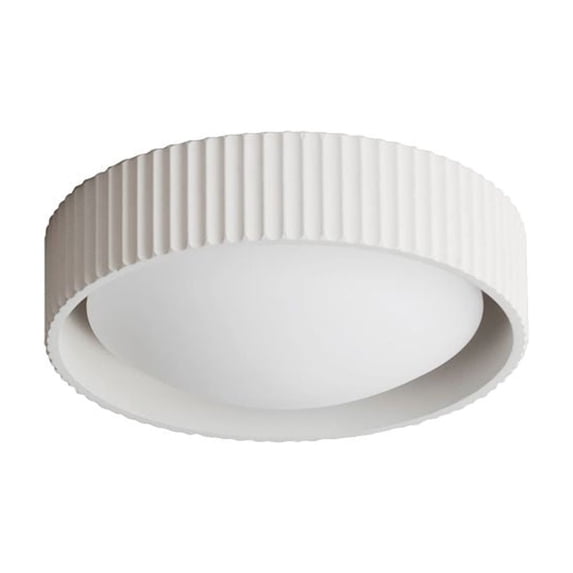 E25050-CHK-ET2 Lighting-Souffle - 15W 1 LED Flush Mount-3.25 Inches Tall and 10.5 Inches Wide-Chaulk White Finish