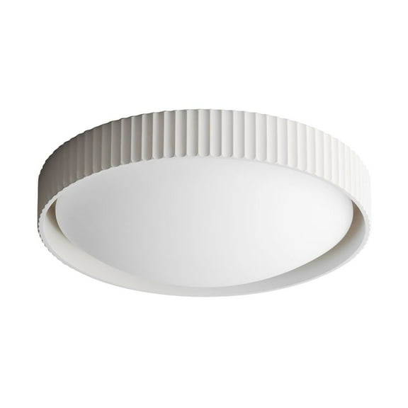 E25058-CHK-ET2 Lighting-Souffle - 30W 1 LED Flush Mount-4.5 Inches Tall and 18 Inches Wide-Chaulk White Finish