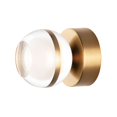 thumbnail image 1 of E24590-93NAB ET2 Lighting Swank-6W 1 LED Flush/Wall Mount-4.75 Inches wide by 6 inches high-Natural Aged Brass Finish, 1 of 5