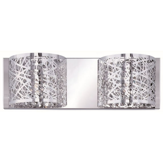ET2 Lighting - Two Light Wall Mount - Inca-2 Light Wall Mount in Contemporary