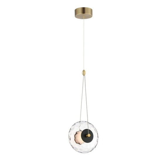 ET2 Lighting - Unity - 9W 1 LED Pendant-21.75 Inches Tall and 8.5 Inches Wide