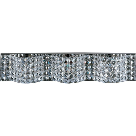 ET2 Lighting - Wave-3 Light Bath Vanity in Contemporary style-5 inches high