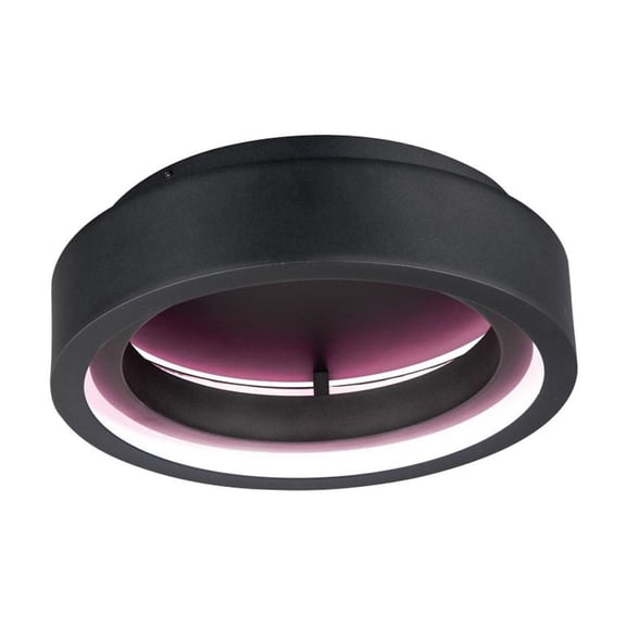 ET2 Lighting - iCorona WiZ - 36W 1 LED Flush Mount-5.5 Inches Tall and 17.75
