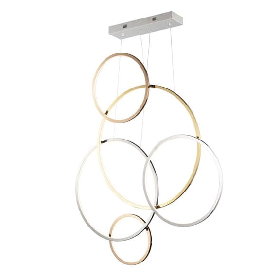 -5 Led Pendant-4.75 Inches Wide By 46.75 Inches High Et2 Lighting E20375-Mplt